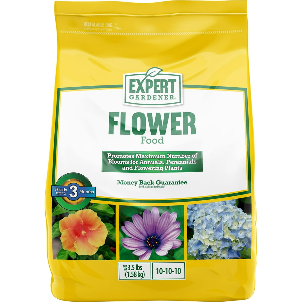 Expert Gardener Flower Plant Food Fertilizer 10-10-10; 3.5 lbs ...