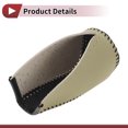 thumbnail image 4 of Cubierta de pomo de cambio antideslizante Unique Bargains para palanca de cambios de coche, protector para Toyota Corolla 2014-2018, cuero sintético beige, 4 of 6