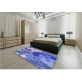 thumbnail image 4 of Ahgly Company Indoor Rectangle Patterned Balloon Blue Area Rugs, 6' x 9', 4 of 6