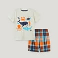 thumbnail image 2 of Toddler Baby Boy Summer Outfit Short Sleeve T Shirt Top Casual Shorts Set Clothes 6 12 18 24 Month, Size 2 Y, 2 of 6