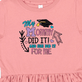thumbnail image 4 of Inktastic My Mommy Did It and She Did It for Me with Graduation Cap Girls Toddler Dress, 4 of 5