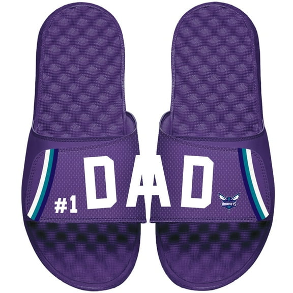 Charlotte Hornets ISlide Dad Slide Sandals - Purple