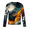 thumbnail image 4 of DPTALR Men Casual Round Neck Short Sleeve Pullover Printed Realistic Print T-Shirt, 4 of 5