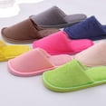 thumbnail image 5 of House Slippers for Women Memory Foam Non Slip Hotel Shoes Fuzzy Indoor And Outdoor Slip On Fleece Womens Slippers, 5 of 9
