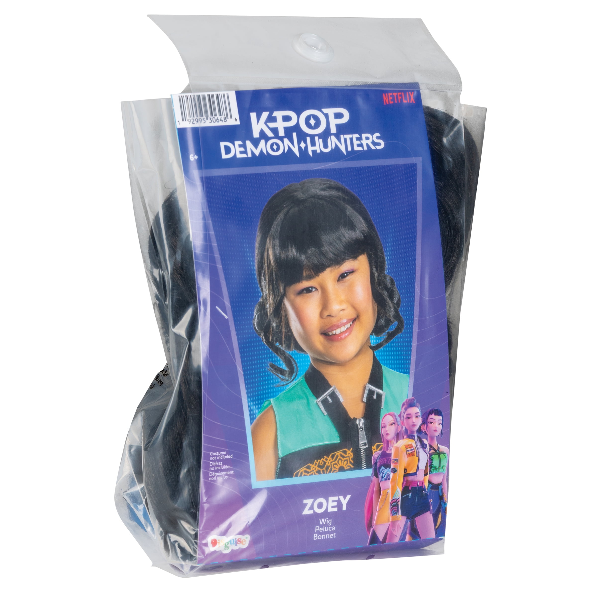 Netflix K-Pop Demon Hunters Zoey Halloween Costume Wig for Children, by Disguise
