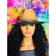 thumbnail image 2 of 2Chique Boutique Women's Chunky Gold Chain Ombre Shade Standard Brim Fedora, 2 of 4