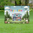 thumbnail image 2 of Happy Easter Siamese American Flag Truck Bunny Ears Yard Sign Cat Lover Kitten Owner Gifts Outdoor Home Lawn Garden Porch Decor - 03001, 2 of 5