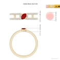 thumbnail image 4 of ANGARA Natural Tilted Marquise Ruby Parallel Split Shank Ring in 14K Yellow Gold for Women (Size-5x2.5mm) | July Birthstone Jewelry for Her, 4 of 9