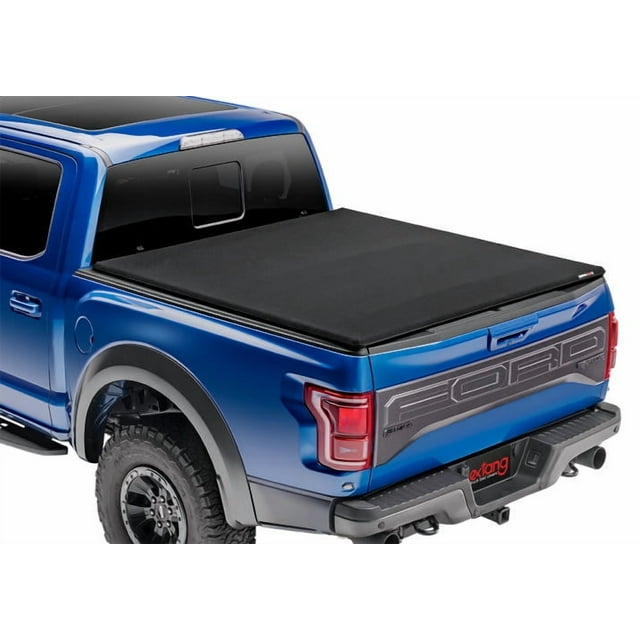 Fits 2015-2020 Ford F-150 Extang Tonneau Cover 94475 Trifecta 2.0 Signature; Soft Tri-Fold; Lockable via Tailgate Lock; Black; Canvas