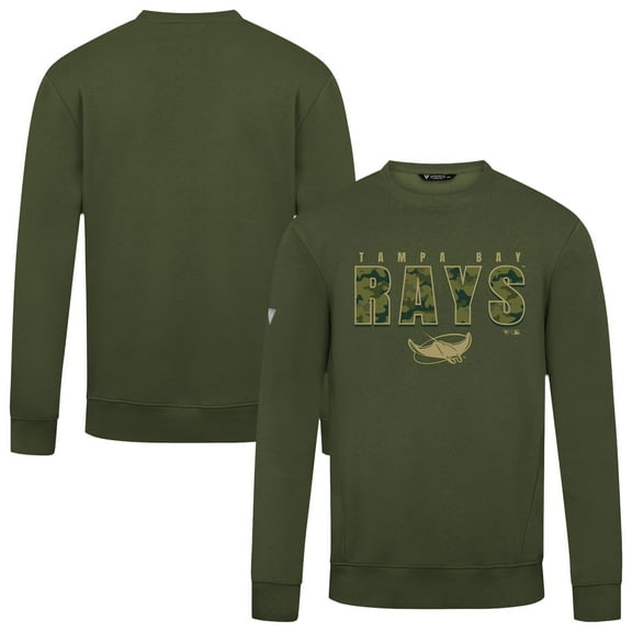 Men's Levelwear Green Tampa Bay Rays Zane Protect Pullover Sweatshirt