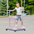 thumbnail image 3 of GanFindX Folding Skater Aid - Adjustable Height Aluminum Roller Skate Trainer for Kids and Toddlers, Perfect for Learning and Safety Pink, 3 of 6