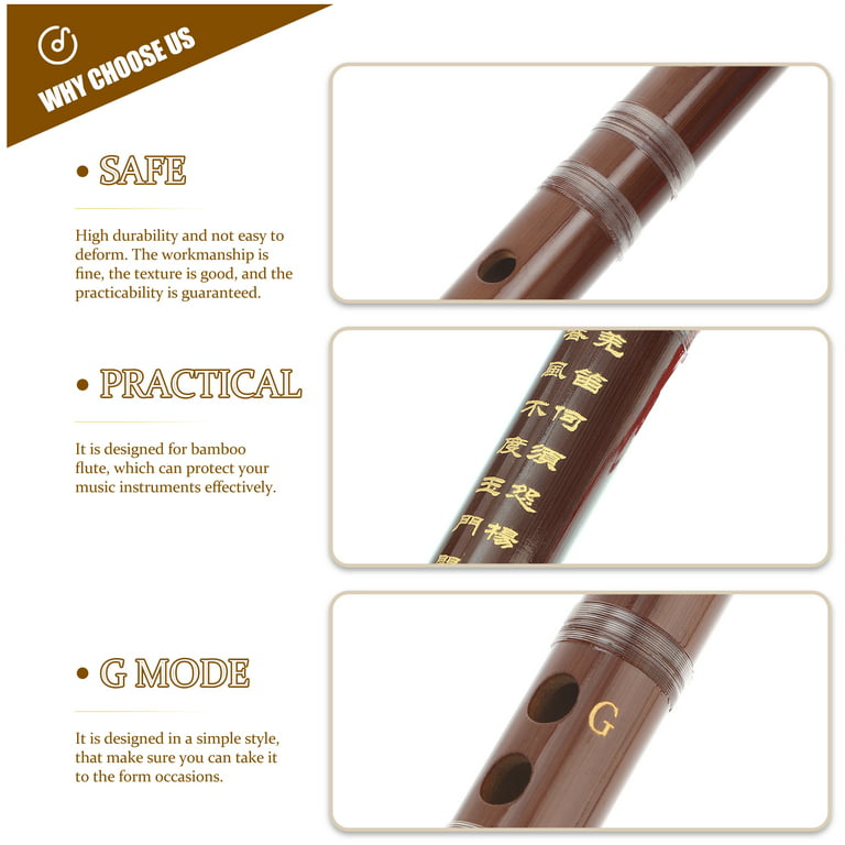  Decorative Traditional Handmade Wooden Bamboo Flute
