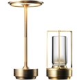thumbnail image 1 of Cordless I-Shaped Metallic Table Lamp with Touch Sensor, 3 Colors Dimmable Rechargeable Desk Light, 1 of 5