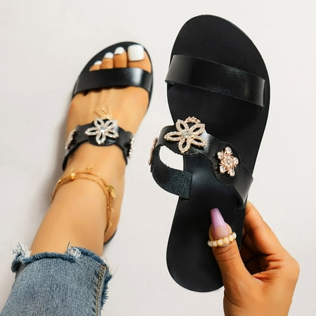 

Gubotare Woman Slippers Women s Men s Bathroom Shower Shoes Non-Slip Quick Drying Beach Pool Shower Slides Sandals with Drain Holes Black