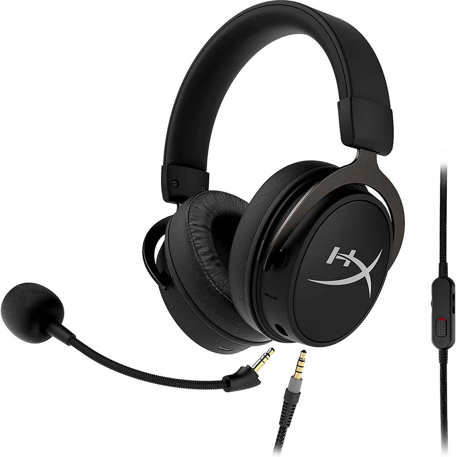 dosili Cloud - Wired Gaming Headset Bluetooth Game and Go Detachable Microphone Signature HyperX Comfort Lightweight Platform Compatible - Black - Walmart.com