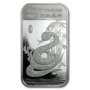 1 oz Silver Bar - APMEX (2013 Year of the Snake)