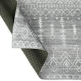 thumbnail image 5 of ReaLife Rugs Machine Washable Moroccan Gray Eco-friendly Recycled Fiber Area Runner Rug (3' x 5'), 5 of 11