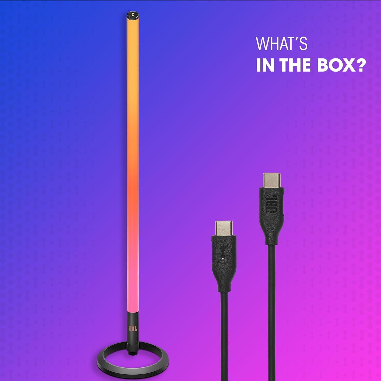 JBL PartyLight Stick - Bluetooth party light stick - Black