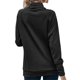 thumbnail image 5 of Worallymy - Sudadera de punto con cuello alto y manga larga a rayas para mujer con cordón Worallymy JD735906133, 5 of 6
