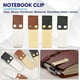 thumbnail image 4 of Pen Loop Traveler Notebook Leather Pen Holder with Stainless Steel Clip 4 Pack, 4 of 5