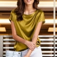 thumbnail image 1 of Sentmoon Tuniques pour Femmes T-Shirts Col Rond Manches Courtes Hauts Mignons Décontractés Basiques Surdimensionnés Hauts d'Été pour Femmes 2025 jusqu'à 40 % de Rabais, 1 of 6