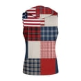 thumbnail image 6 of GrmtClth Men's Usa Flag Hooded Tank Tops Independence Day 4th Of July Casual Gym Hoodies Sleeveless Workout Muscle Shirts Athletic Bodybuilding Clothes Wine XL, 6 of 7