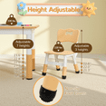 thumbnail image 6 of TLSUNNY Kids Table and 2 Chairs Set, Height Adjustable, Toddler Activity Table with Graffiti Desktop, for Daycare, Classroom & Home, 6 of 11