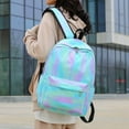 thumbnail image 4 of AMERTEER 3Pcs Tie-Dye Backpack for Student Bookbag Set with Lunch Box Pencil Case(Purple), 4 of 7