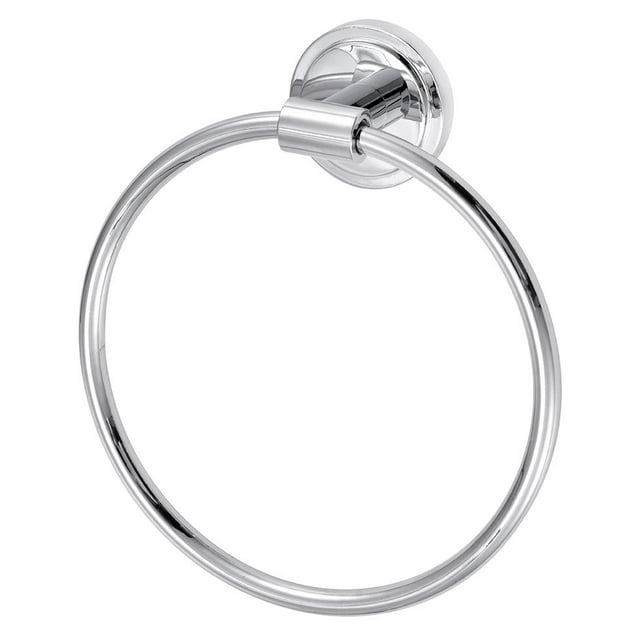 Nola Home 5-Piece Metal Bathroom Hardware Accessory Kit, Towel Ring, Towel Bar, Hook, Toilet Paper Holder