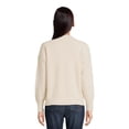 thumbnail image 2 of Time and Tru Women's Long Sleeve Eyelash Crewneck Pullover Sweater, Sizes XS-XXL, 2 of 5