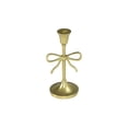 thumbnail image 3 of My Texas House Bow Taper Candle Holder, 8 in, Gold, 3 of 5