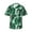 Summer Plant Monstera Leaves, variant on Motorcycle Club Men'S 3d Print Casual Button Down Shirts, Novelty Hawaiian Short Sleeves 3xl
