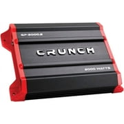 Crunch 2000W Adjustable 12dB Ground Pounder Car Amplifier, GP-2000.2, Black