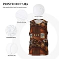 thumbnail image 3 of Rocae Log Cabin Inside for Men's Basketball Jersey Lightweight and Breathable Athletic Tank Top,Quick-Drying Sports Jersey Medium, 3 of 9