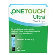 OneTouch Ultra Diabetes Test Strips - 25 Count