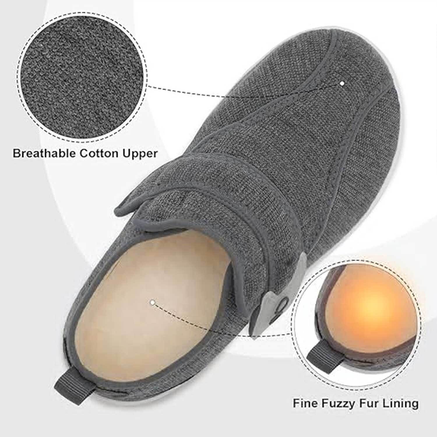 Leisfit Women's Wide Adjustable House Slippers photo 8