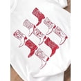 thumbnail image 2 of Women's Letter Graphic Tshirts Coffee Club Short Sleeve Crewneck Tees Trendy Vintage T-shirt (White3 XXL), 2 of 3
