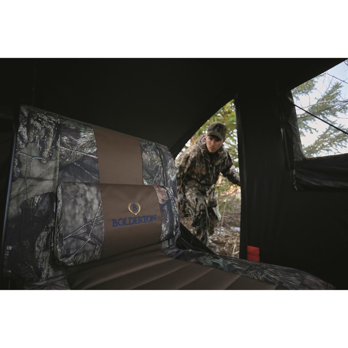 Bolderton 360 Comfort Swivel Camo Hunting Chair Mossy Oak Country Camo