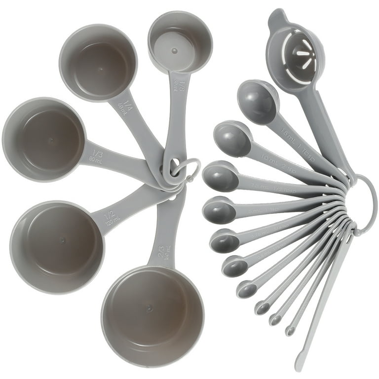 2 Set Of Ten Measuring Cup Liquid Measuring Cups & Spoons Set,pp Spoons,  Kitchen Gadgets For Cooking & Baking Measuring Spoons Cups For Kitchen