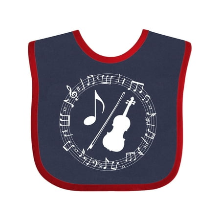 

Inktastic Violin Gift for Violinist Gift Baby Boy or Baby Girl Bib
