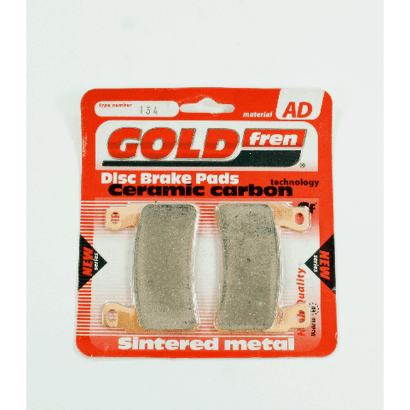 GoldFren AD-134 Sintered Brake Pads Front (EBC Equivalents FA296HH FA265HH)