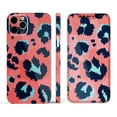 thumbnail image 3 of DesignSkinz Leopard Coral and Teal V23 Full-Body Skin Decal Wrap Cover for iPhone 12 Pro Max, 3 of 9