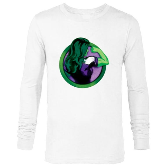 Marvel She-Hulk Icon - Long Sleeve T-Shirt for Men - Customized-White