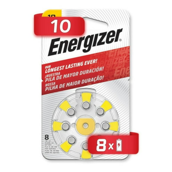 Batería Pila Auditiva Energizer AZ10 8 Piezas 1.45 V