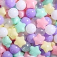 thumbnail image 1 of Bolas Heopeis para piscinas, 100 unidades, redondas y en forma de estrella, sin BPA, 1 of 9