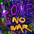 thumbnail image 2 of Stimson, Diane 12x12 White Modern Wood Framed Museum Art Print Titled - Graffiti Love, 2 of 4
