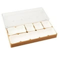 thumbnail image 4 of Caja de almacenamiento para piezas de reloj, soporte de mecanismo de relojería, a prueba de polvo, caja de joyería, almacenamiento Caqui, 4 of 9