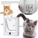 thumbnail image 3 of Puerta con trampilla para gatos, puerta para mascotas con bloqueo de 4 vías, puerta para gatos resistente a la intemperie, puerta para mascotas resistente a la intemperie de fácil instalació, 3 of 5