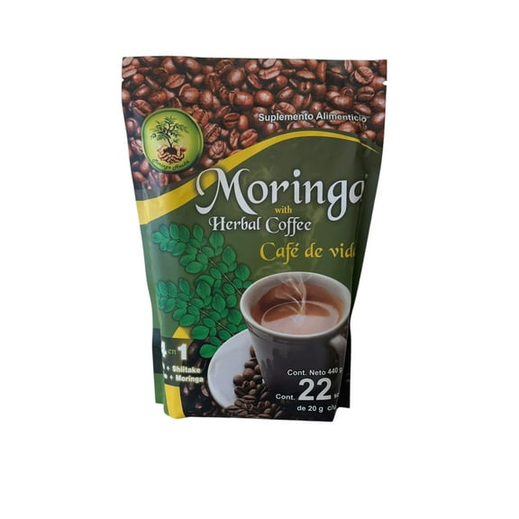 MORINGA CAFE DE VIDA 22 SOBRES DE 20G C/U