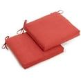 thumbnail image 1 of Blazing Needles Coussin de Chaise en Polyester Filé 20 Pouces par 19 Pouces (Ensemble de Deux) - Rouge Cardinal, 1 of 2